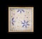 Make Market; 10" x 10" Indigo Flowers Mosaic Tray Kit by Make Market®; Category:Mosaic Kits; Image:4